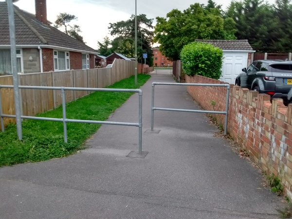 The photo for Cycle Path with Barrier..
